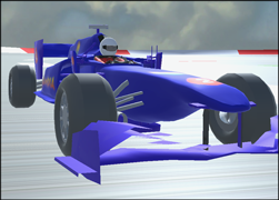 Driver in Racecar